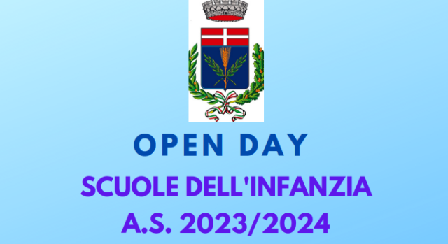 OPEN DAY - SCUOLE DELL'INFANZIA 2023/2024